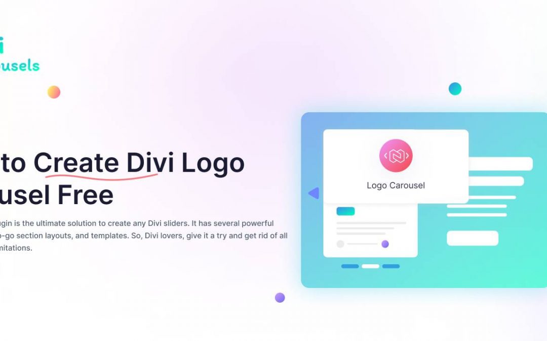 How to add Divi Logo Carousel Module Free Video tutorial