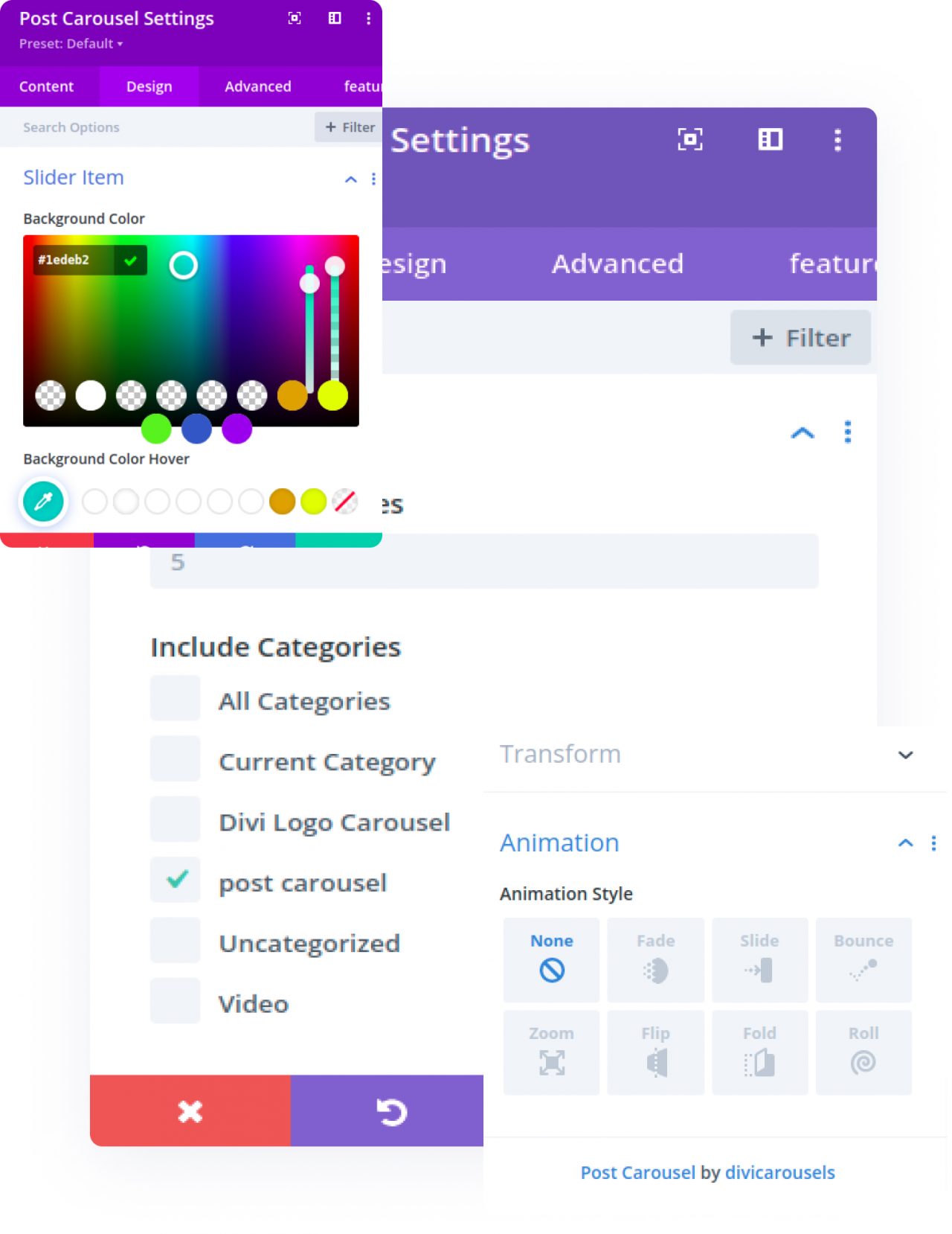 Divi post carousel module free wordpress plugin