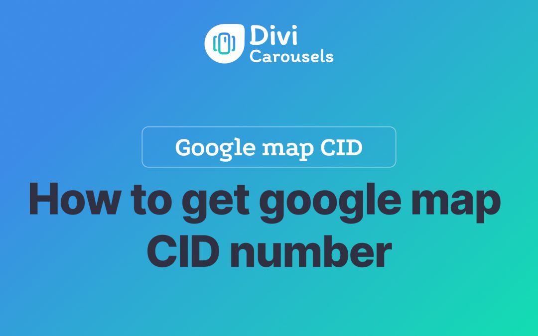 How to get a Google Map CID number for Google review